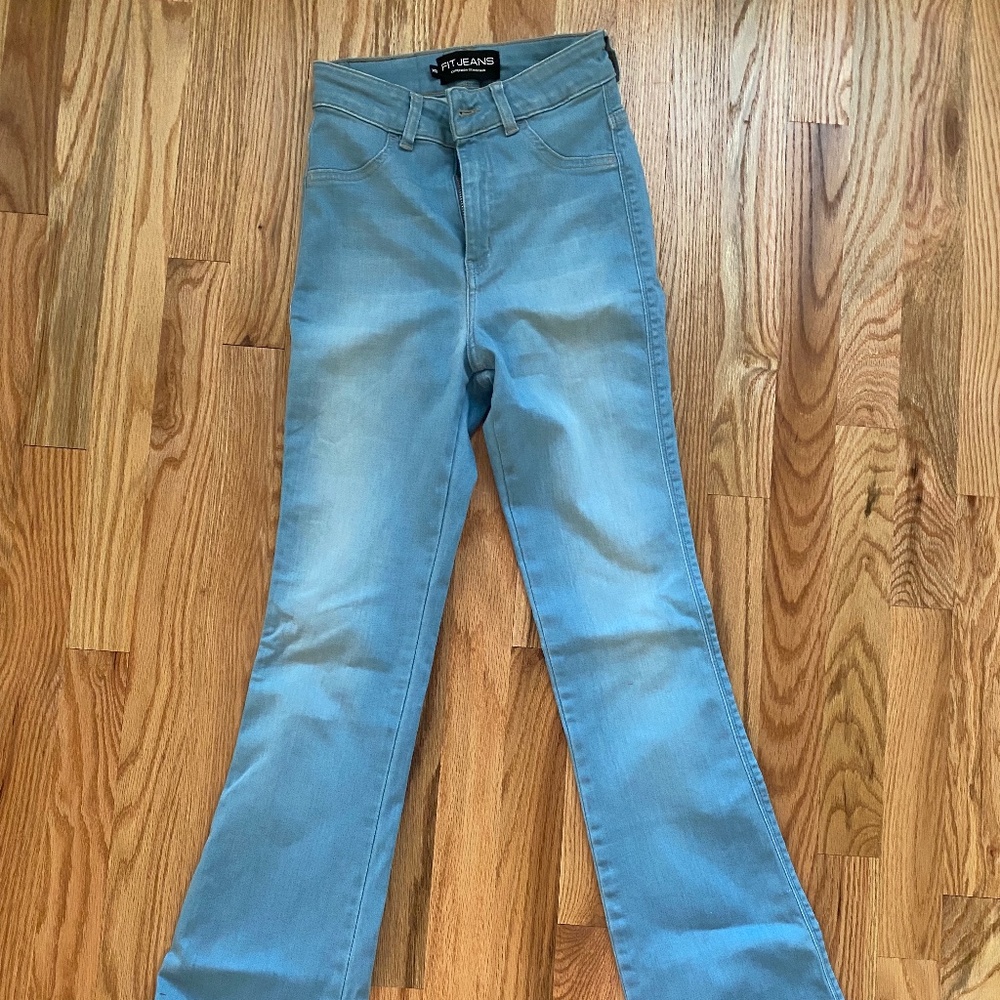 Fit Jeans High Waist Flares